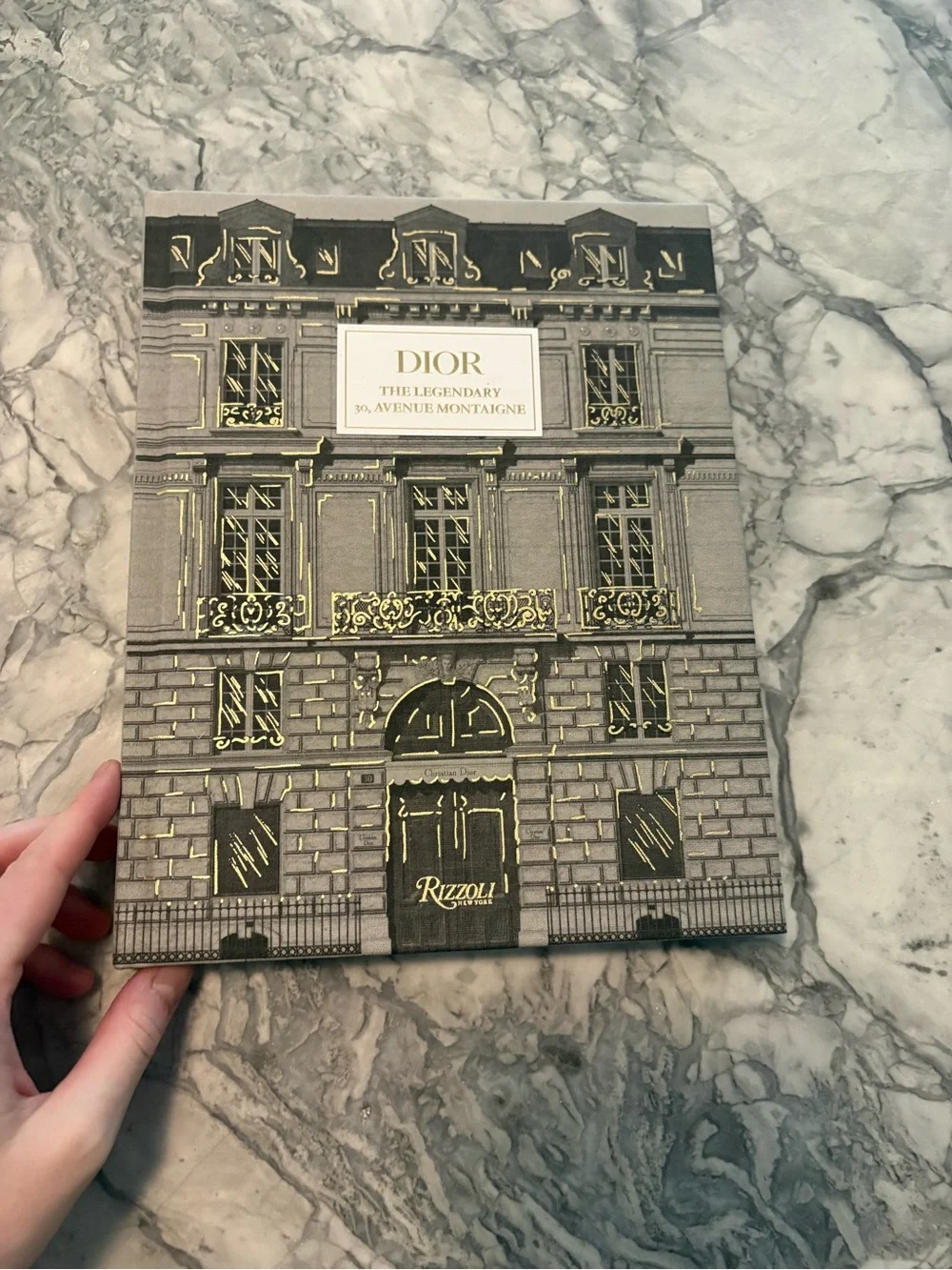 Dior The Legendary 30 Avenue Montaigne Decorative Book - Gray and Gold
